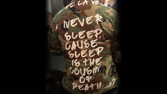 CDLV Nas Lyric Vintage Camo Jacket